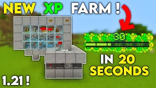 SUPER FAST 121 XP FARM in Minecraft Bedrock MCPEWindows10SwitchXboxPS4 [upl. by Annairba]