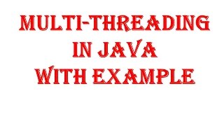 MultiThreading in Java part 1  Thread Class [upl. by Eade]