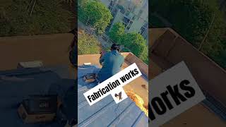 Fabrication works 🦅😈🚫weldinglover fabrication weldingworld shortvideo shere haryanvisong [upl. by Antonino188]