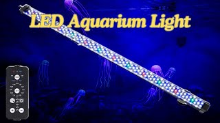 Hygger Submersible LED Aquarium Light Review  Vivid Colors amp 247 Natural Cycle for Your Fish Tank [upl. by Ahser]