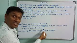 Introduction to Applets in JavaComplete Explanation  Applet in Java  Java Programming  Telugu [upl. by Lenuahs]