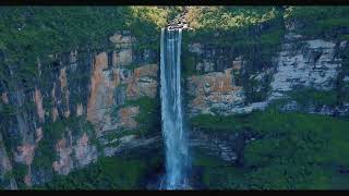 Outstanding DJI 4K Drone Flight Exploring Beautiful Massive Gocta Waterfall Chachapoyas Peru [upl. by Krilov]