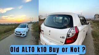 Old ALTO k10 worth to buy second hand 🤔 [upl. by Enilra]