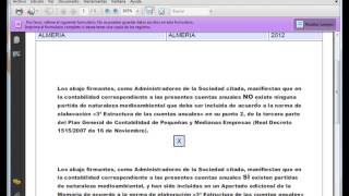 2 Cuentas Anuales  Memoria y Documentos [upl. by Ahsyak752]