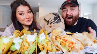 MASSIVE TACO BELL MUKBANG •Eating Show• [upl. by Gittel921]