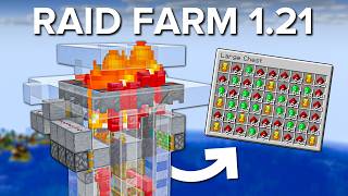 Minecraft Easy Raid Farm For 121  13000 Items Per Hour [upl. by Derian]