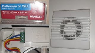 How to install a Manrose Extractor Fan 🛠⚡🚾 [upl. by Ilaw]