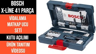 bosch xline 41 parça  matkap uçları  delme uçları  bosch x line drill bit set [upl. by Eillak]