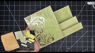 How to Create a 5x7 Side Stepper Card in Cricut Design Space and Measurements to Make One by Hand [upl. by Eiramyllek757]