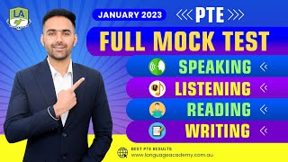 PTE Full Mock Test with Answers  January 2023  Language Academy PTE NAATI amp IELTS Online Classes [upl. by Blasius]