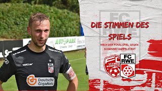 Die Stimmen nach dem Sieg gegen FC Schweina Gumpelstadt  Inside RWE [upl. by Okiam755]