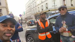 041023 CHÂTEAU ROUGE TOMBE AVEC DJUNA DJANANA LE PERE DE GIMS ET DADJU AVEC SA NOUVELLE VOITURE [upl. by Arramahs]