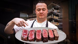 How Michelin Chefs Cook Steak From Blue to Well Done [upl. by Notnilc]