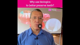 Prof Sculean Why use biologics to better preserve teeth [upl. by Juanne581]