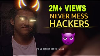 Never mess with hacker Hacked movie attitude statusvideo techminatiofficial [upl. by Floeter]