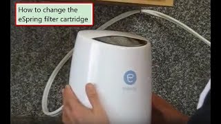 How to change the espring water filter [upl. by Arrahs]