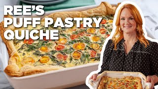 Ree Drummonds Puff Pastry Quiche  The Pioneer Woman  Food Network [upl. by Fira]