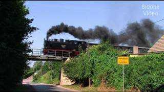 Mansfelder Bergwerksbahn 22 Dampflok Fest  Steam Train  Zug [upl. by Neelrahs]