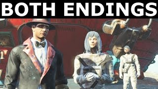 Fallout 4 Nuka World  Both Endings  quotTrip To The Starsquot Quest [upl. by Feld752]