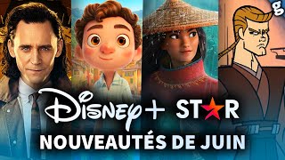 DISNEY  NOUVEAUTÉS qui ARRIVENT en JUIN   STAR [upl. by Akinuahs638]