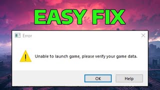 Fix GTA V Unable To Launch Game Please Verify Game Data Error  Epic Games Launcher  How To [upl. by Enneire]