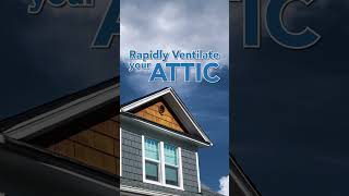 Solar vs Traditional Attic Fans  Part 1 homeimprovement ventilation shorts [upl. by Tserof]