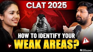 CLAT 2025 How to Identify Your Weak Areas in Exam  CLAT Preparation Tips amp Tricks [upl. by Bekaj]