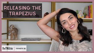 Releasing the Trapezius  Priya Mistry DDS the TMJ doc selfmassage trapezius selfcare [upl. by Hajidahk]