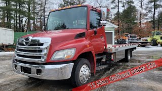 2013 Hino 268 Rollback Under CDL For Sale 21 Century Aluminum Body w 8000 lbs Wheel Lift For Sale [upl. by Meehyr]