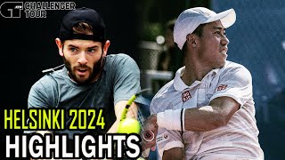 Kei Nishikori vs Jacob Fearnley  Helsinki 2024 [upl. by Eak978]