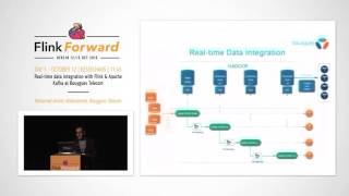 Flink Forward 2015 Mohammed Amine – Real time data integration with Flink amp Kafka [upl. by Lacombe]