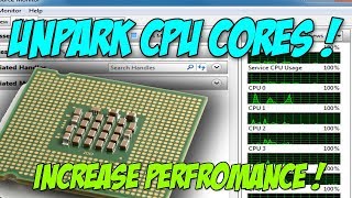 How to Unpark CPU Cores on Windows 10 pro [upl. by Nehttam]