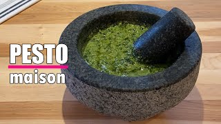 Recette rapide de capellini au pesto avec du pesto maison [upl. by Silma]