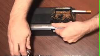 Powermatic I Cigarette Injector  Powermatic 1 Manual Cigarette Crank Rolling Machine [upl. by Santa]