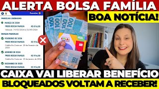 🚨0304 BOLSA FAMÍLIA BLOQUEADO CAIXA ERROU E VAI DESBLOQUEAR OS PAGAMENTOS QUEM SERÁ DESBLOQUEADO [upl. by Yrellav105]