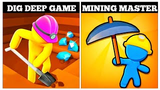 Dig Deep vs Mining Master  Android iOS Mobile Gameplay Walkthrough KLSKINBOX [upl. by Menard]