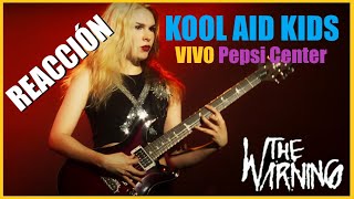 REACCIÓN a KOOL AID KIDS de The Warning  VIVO Pepsi Center CDMX [upl. by Zwart]