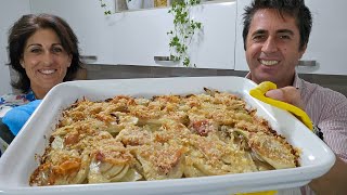 Finocchi gratinati al forno con prosciutto e formaggio  Ricetta [upl. by Eilyr]