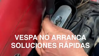 Vespa no arranca soluciones rápidas holavespistas [upl. by Sander]