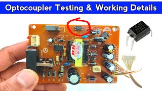 Optocoupler testing  optocoupler working  optocoupler [upl. by Launam]