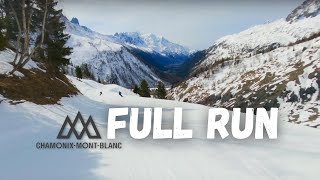 Top to Bottom Full Run  Le Tour Chamonix [upl. by Herr]