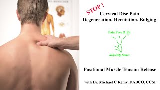 Cervical Neck Degenerative Disc Herniated Bulging Disc Exercises Position Muscle Tension Release [upl. by Olecram]