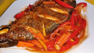 Escabeche recipesweet and sour fish filipino recipe l Filipino style [upl. by Barbara]