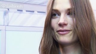 Caroline Brasch Nielsen  Model Talk at Fashion Week FallWinter 201213  FashionTV [upl. by Demp]