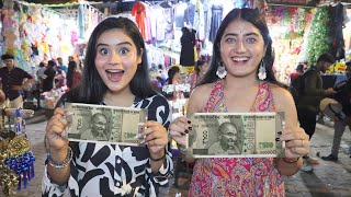 Rs 500 Sarojini Nagar Haul Challenge  Rs 500 Challenge Ding Dong Girls [upl. by Gerta]