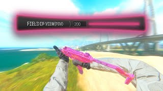 200 FOV In Warzone 30 👑 [upl. by Artekal]