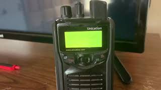 New Unication g1 Weekly pager test tone [upl. by Dodds]