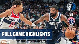 Kyrie Irving 26 points Highlights vs Washington Wizards  21224 [upl. by Dewie924]