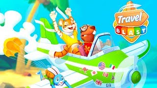 Travel Blast  Puzzle  Android Gameplay By MPGamesrocks [upl. by Anelec]