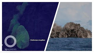 Sharkcano Erupsi Satelit NASA Berhasil Rekam Aktivitasnya [upl. by Semajwerdna]